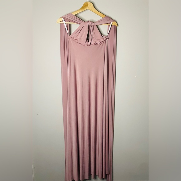Henkaa Dusty Rose Convertible Bridesmaid Infinity Dress - Picture 5 of 5